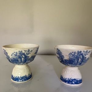 Japanese transferware blue